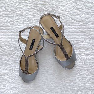 Silver Wedges 👠Caparros 👠 Wedding Sale!